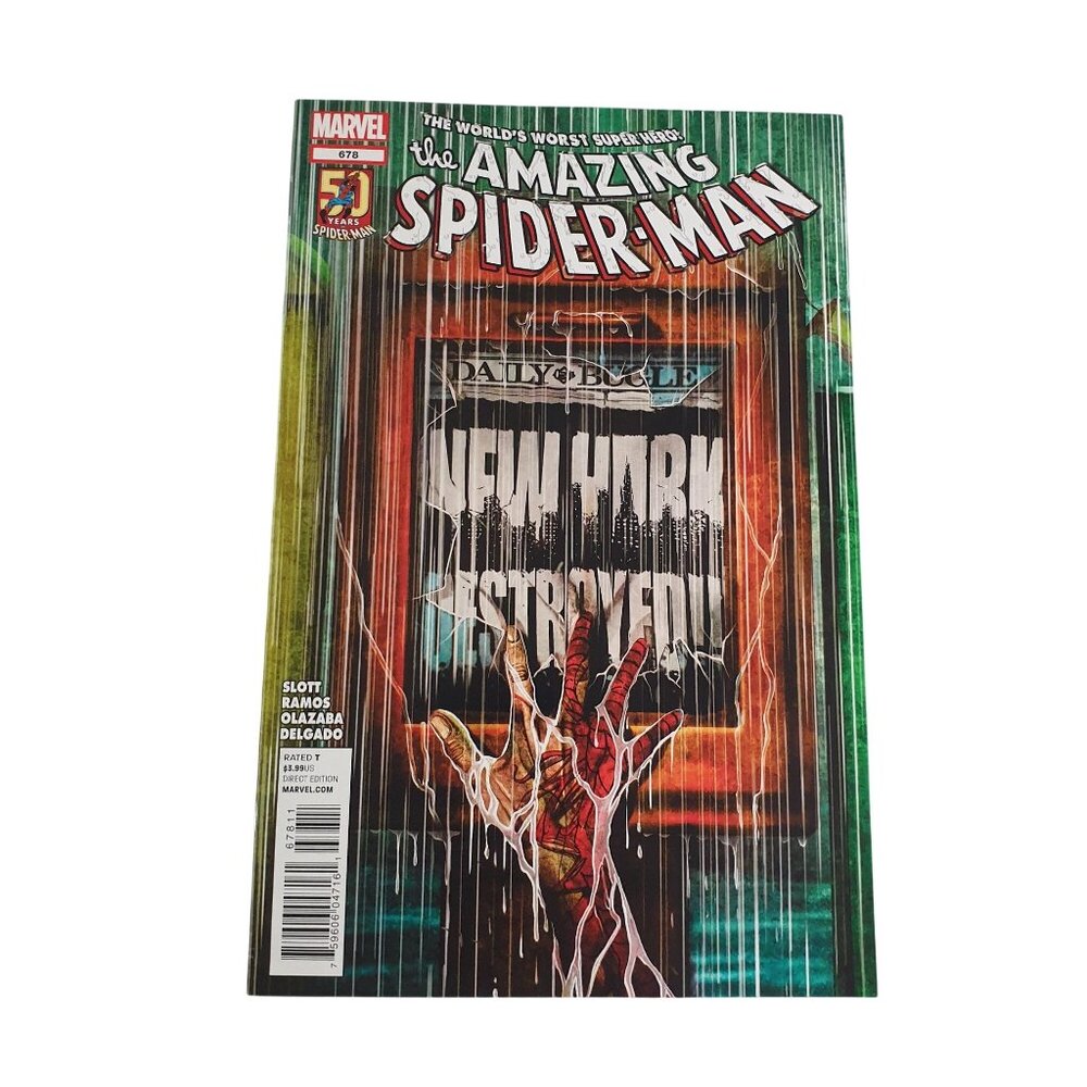 Amazing Spider Man Comic Issue 678 Marvel 50th Anniversary Bagged Boarded Gift